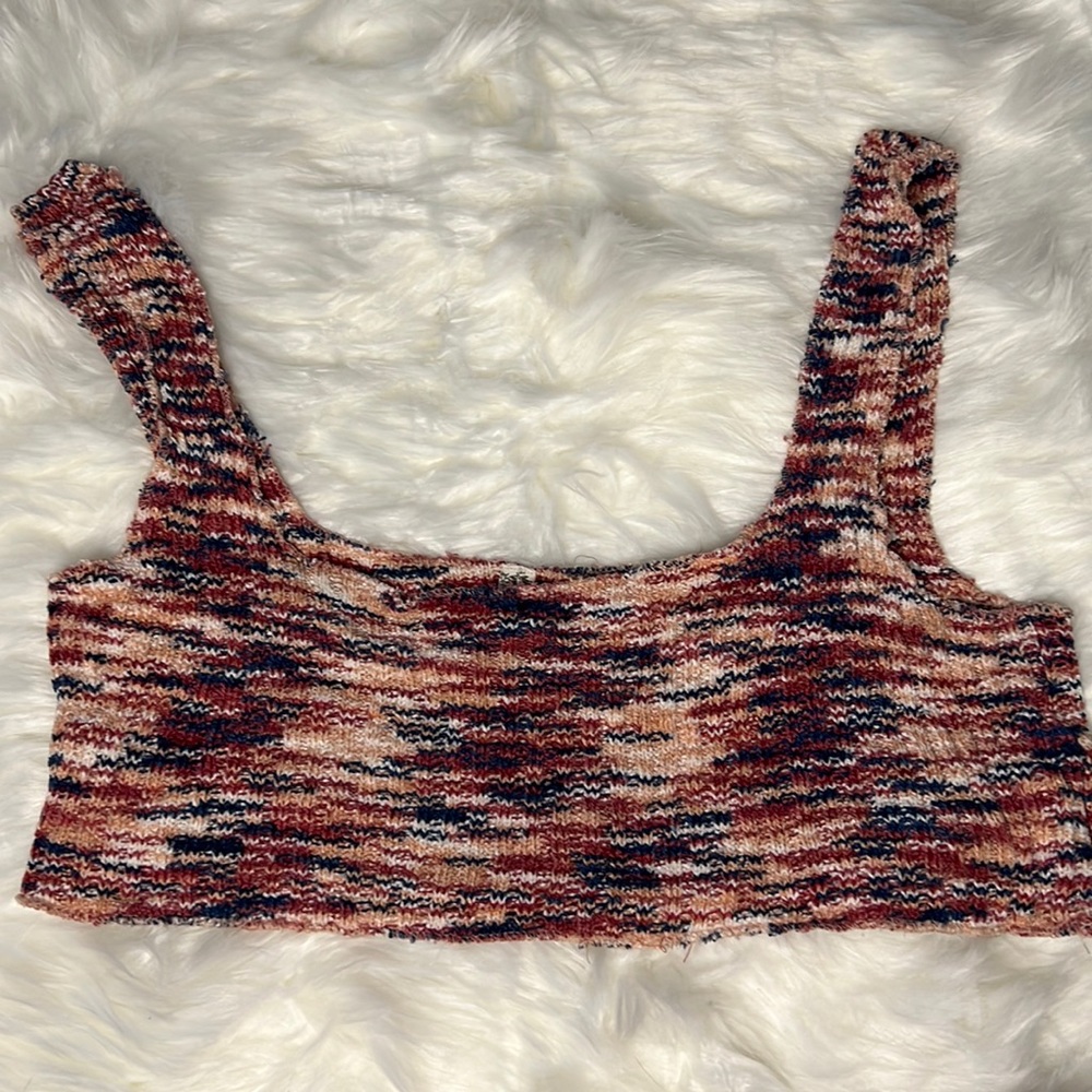 Free People Multicolor Crop Top